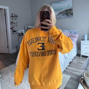 Champion Yellow Crew Neck Sweater